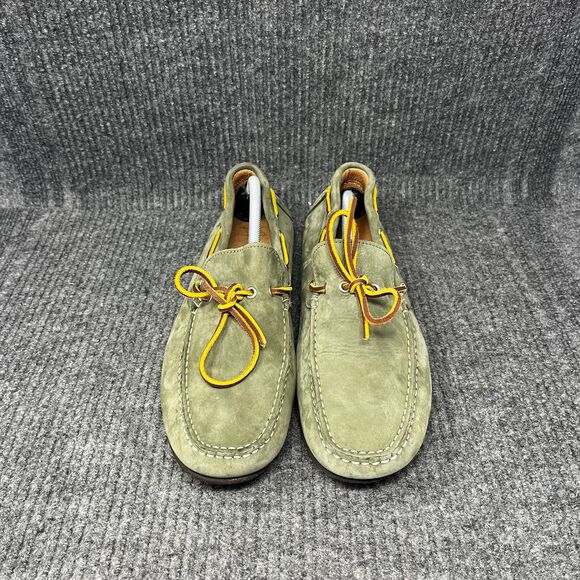 Rodd & Gunn Wattle Reserve Driving Shoes Moccasins Green Suede Leather Mens 12 - Picture 2 of 7